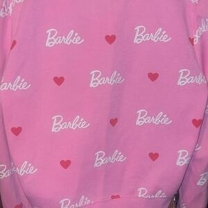 Barbie Pink Sweater with Red Heart Accents